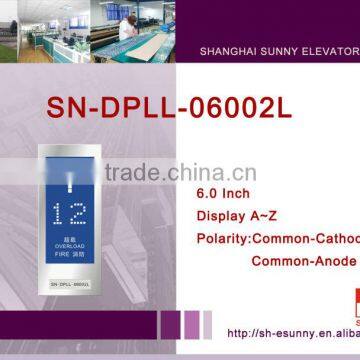 elevator morizontal lcd display/vertical display/4 inch 7 segment display/elevator display/SN-DPLL-06002L