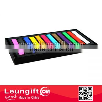 Hot selling 12 colorful hair chalk