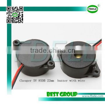 Cheaper 5V 85DB 22mm buzzer with wire FBPB2211A
