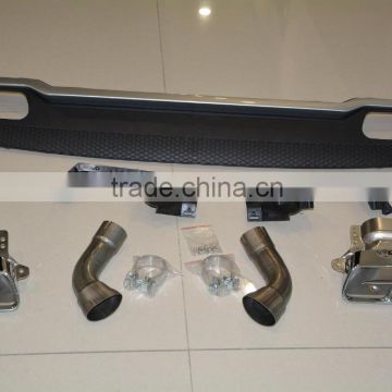 Rear diffuser kits for Mercedes Benz W176 A45 A180 A200 A250 with muffler