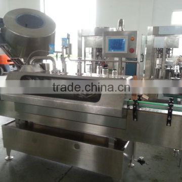 Stainless steel automatic vaccum capping machine for metal cap