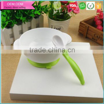 Free sample factory direct suction baby bowl with spoon