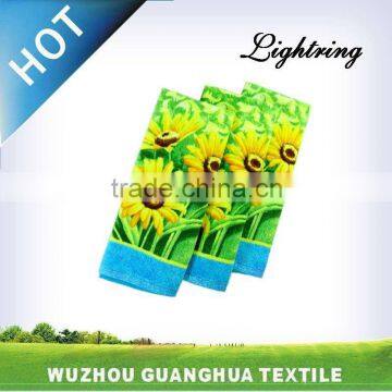 Sun Flower 100% Cotton Reactive Printing Kitchen Towel