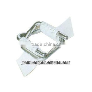 width 16MM Polyester Straps Galvanized Wire Buckles