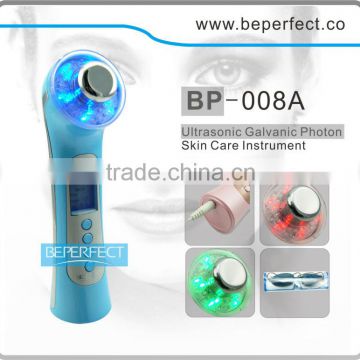 BP-008 home facial spa machine/ultrasonic and ion and bio light treatment