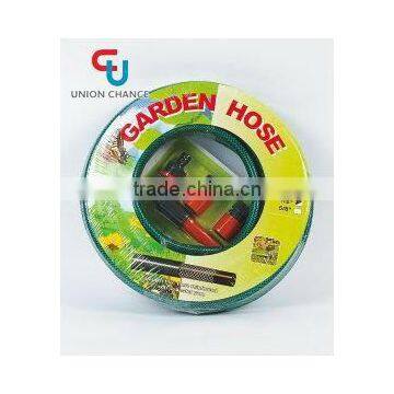 PVC Shrinking Garden Hose With Multi-function Spray Gun