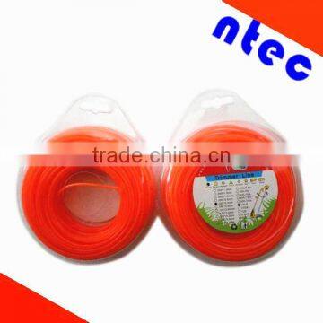 2.6mm round Nylon Grass Trimmer Line with blister package