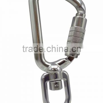 A204KTL Tool Swivel Carabiner Aluminum 8kN Safety Tether Hook