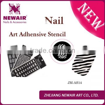 Zhejiang Joyme chain nail polish template zebra pattern stencil