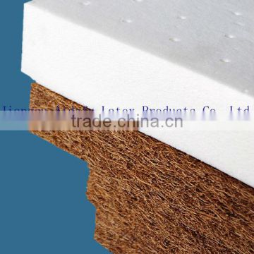 High quality and breathable Natural Coir and latexsheet,Various sandwich mattress