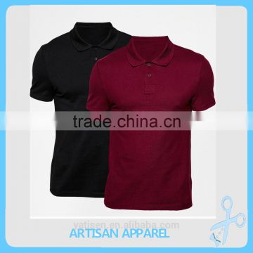 2 colors man polo t shirts wholesale slim custom polo design with OEM service