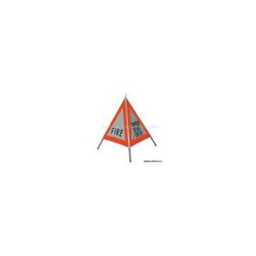 Sell Folded Triangle Cone Warning Board
