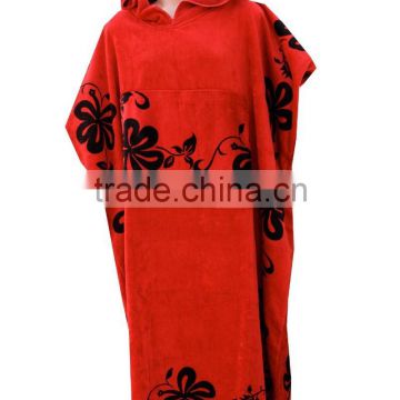 Pure Cotton Plush Terry Outdoor Changing Robe