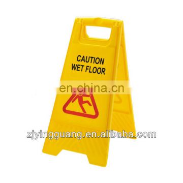 2013 New Style Promotional Yellow Safety Sign Made of PP, Weighs 560 to 800g