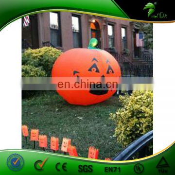Hot sale halloween pumpkin,inflatable pumpkin lighting balloon for yard decorations