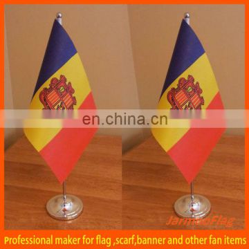 cheap promotion table flag banner with holder