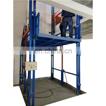 7LSJD Shandong SevenLift 3 floor hydraulic vertical lift up elevator for warehouse