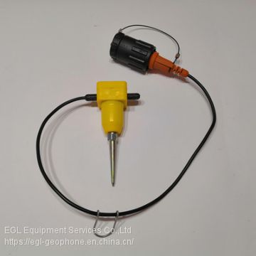 Single Geophone 10Hz Vertical with KCK Screw Fit Male Connector
