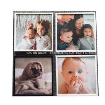 No Glue Residue Removable Reusable Restickable Wall Mount Clear 8x8inch Photo Frame