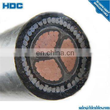 BS 3core 6mm lszh fire resistant xlpe/pvc insulated steel tape armoured power xlpe electric cable