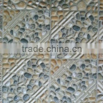 Low price pebble style non-slip interior flooring tile for accessories