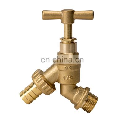 Garden 1/2 copper brass water hose union bib tap