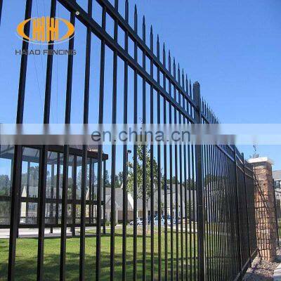 Steel store matting fence