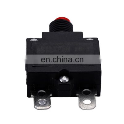 Motor Thermal Protector Switch 30A AC 125/250V Push Reset Button Circuit Breaker Protector(30A)