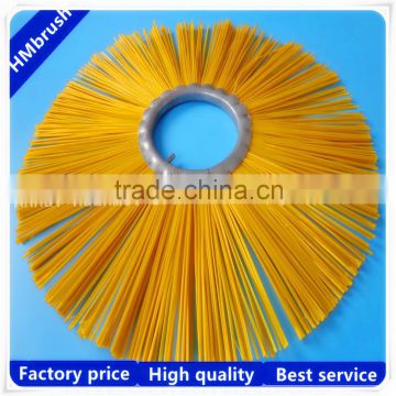 Poly wire material road sanitation brush