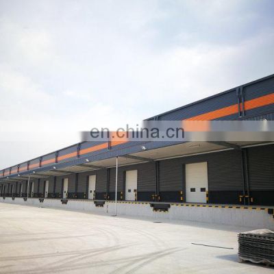 Prefab large span metal steel building storage shed steel structure warehouse for rent