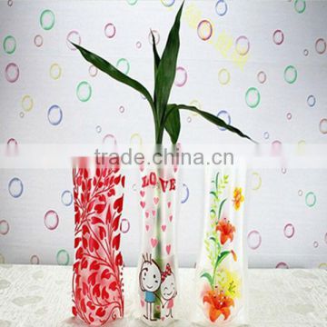 Promotion Pvc Flexible Vase Flower Vases
