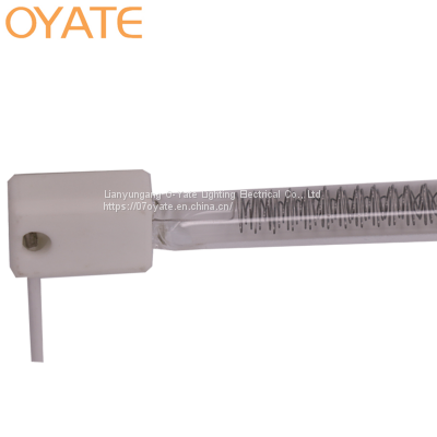 480v medium wave quartz glass OYATE heating white reflector infrared halogen single tube lamps