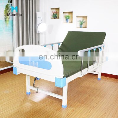 Hot Sale Factory Price Hospital One Function Manual Hospital Bed for Clinic and Nursing Home
