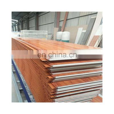 Rock siding sandwich panel Easy Installation Best Price PU/EPS/ROCK WOOL Sandwich Panel for Roof and Wall