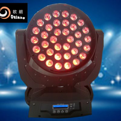 stage lights Factory Direct Sales 36Pcs 10W Stage Lighting for Dj Club 36*10W RGBW 4in1 Zoom Moving Head Wash Disco Light