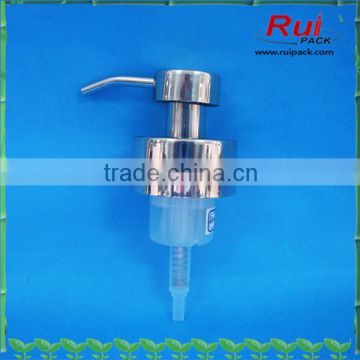 45mm big neck size stainless steel liquid soap dispenser pump,45mm stainless stell lotion pump