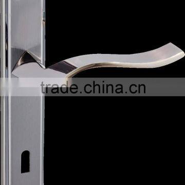 85mm zinc alloy door hardware handle with plate 769 210