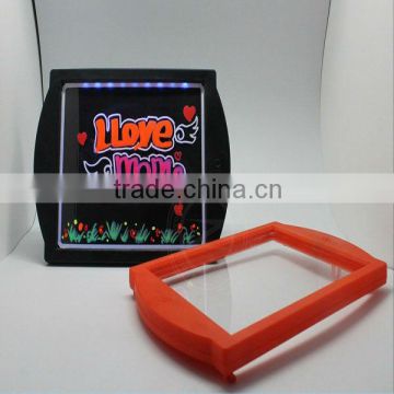 New colourful acrylic LED writing board for children