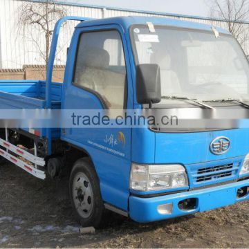 WS Dongfeng light truck with crane cargo van truck
