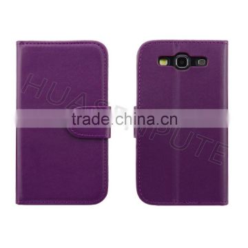 Competitive Price Mobile Phone Cases for S3 Flip Wallet Leather Case