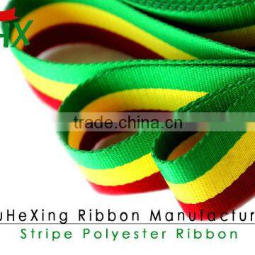 2 Inch Thick Green Yelow Red Three Colors Ethiopia ET Flag Grosgrain Ribbon For Garment Accessories