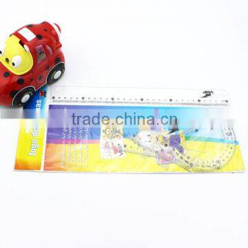 Factory Sale High Quality Student Stationery Items Scale Ruler Set