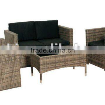 RLF-S-002 outdoor furniture high back rattan sofa set