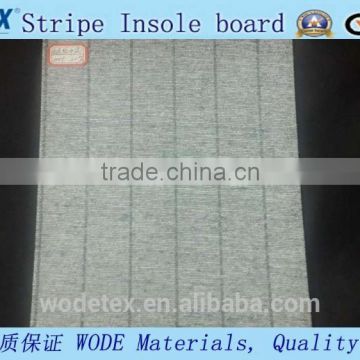 Vertical Stripe Insole Board for shoe materials