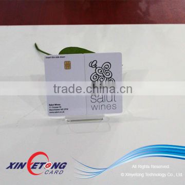 CMYK Offset Printing Contact IC Card With Sle5542 Chip