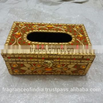 TOP SELLING ~ DESIGNER ARABIAN LAC HANDICRAFT TISSUE PAPER BOX