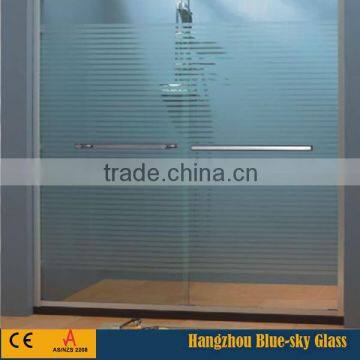 China manufacture 10mm thick frameless glass shower door