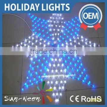 Europe hot sell star shape net light for holiday/wedding/christmas decoration