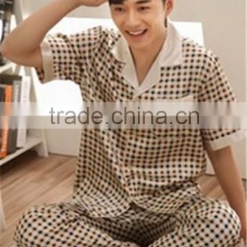 2016 Summer Pajamas Suit With Men's Short Sleeves