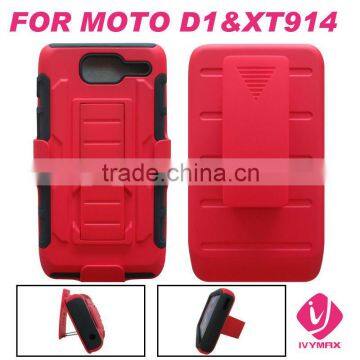 mobile phone case robot case with kickstand for Motorola RAZR D1